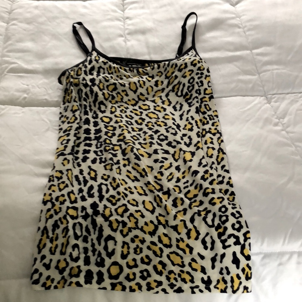 INC tank with bra top and adjustable straps